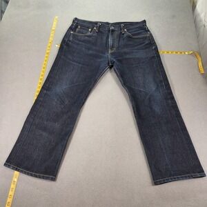 Iron Heart Jeans Mens 34x26 Indigo Blue 21oz Extra Heavy Denim Straight Japan